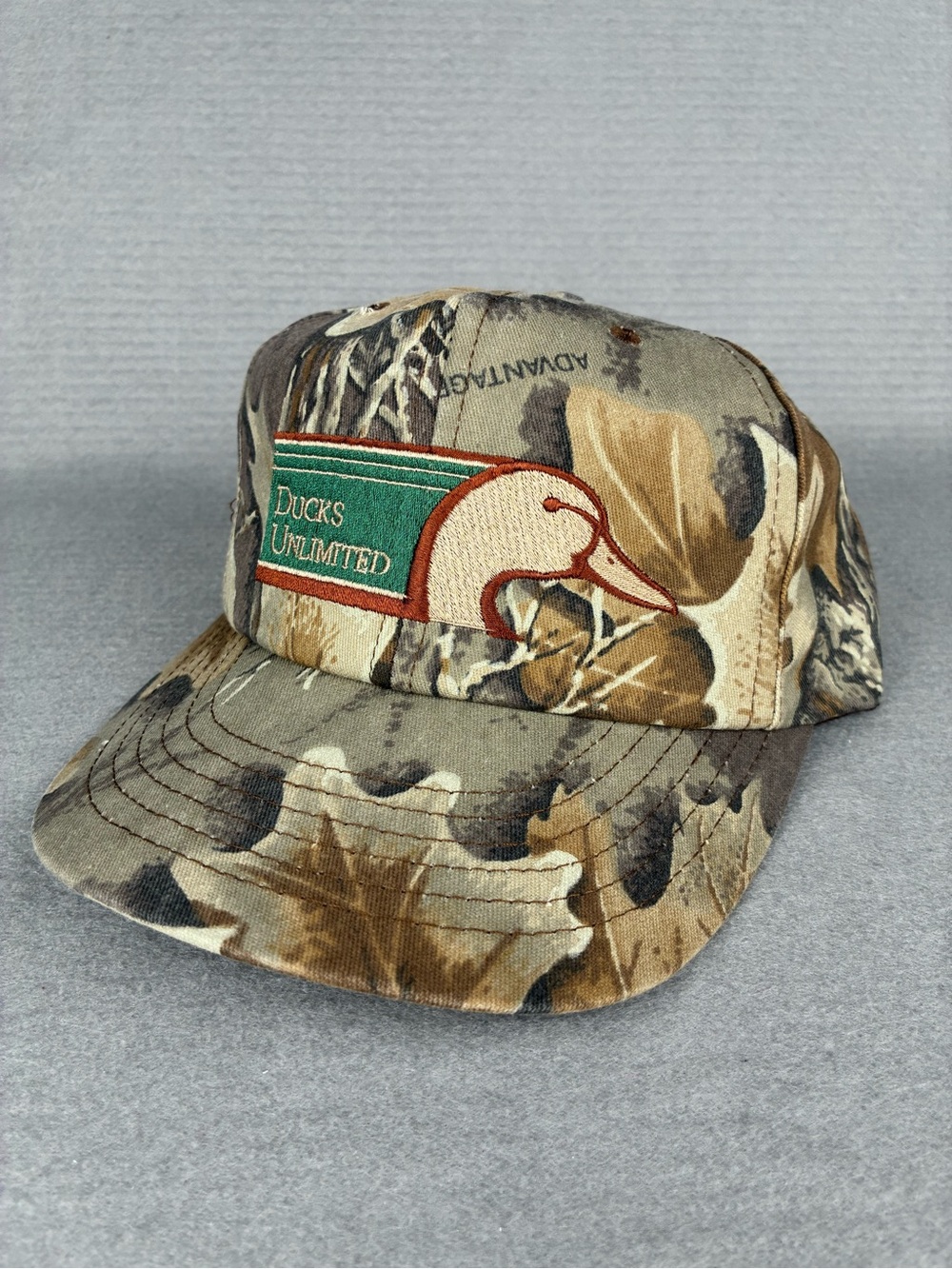 VTG Ducks Unlimited Camo Snapback Hunting Hat Made In USA - Faded Camo Gorpcore